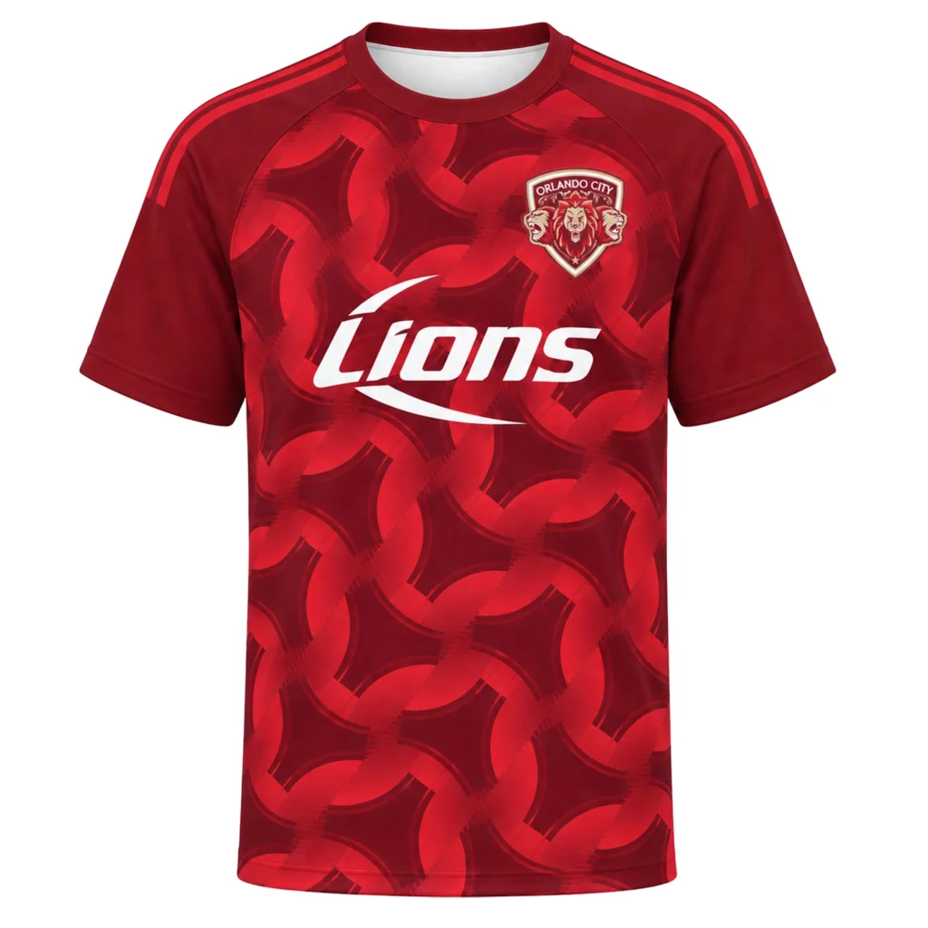 Orlando City Red Jersey Kids 2026 Bold Archive