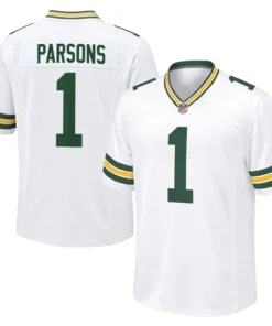Packers Parsons White Game Player Jersey - Amazing Fan Gear