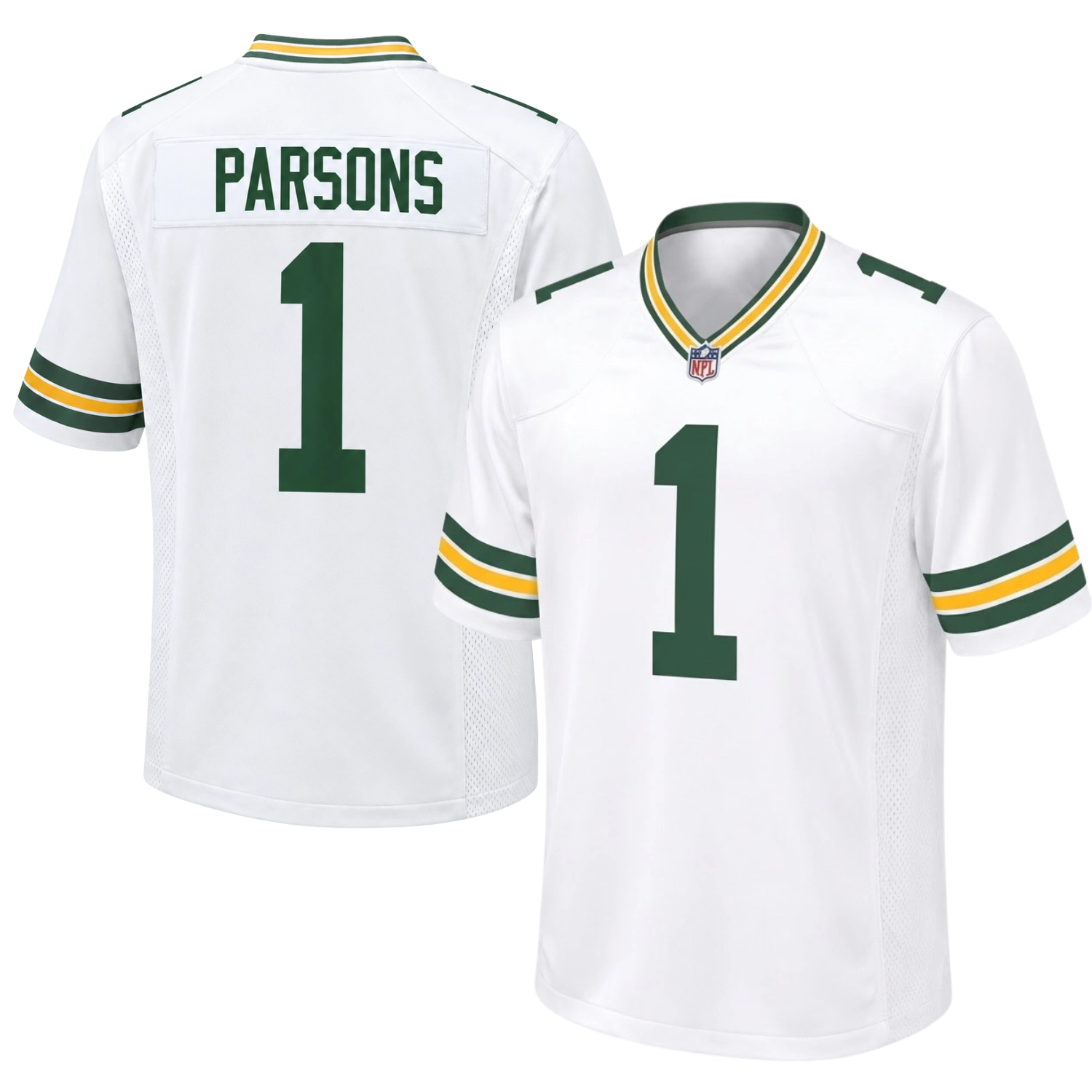 Packers Parsons White Game Player Jersey - Amazing Fan Gear