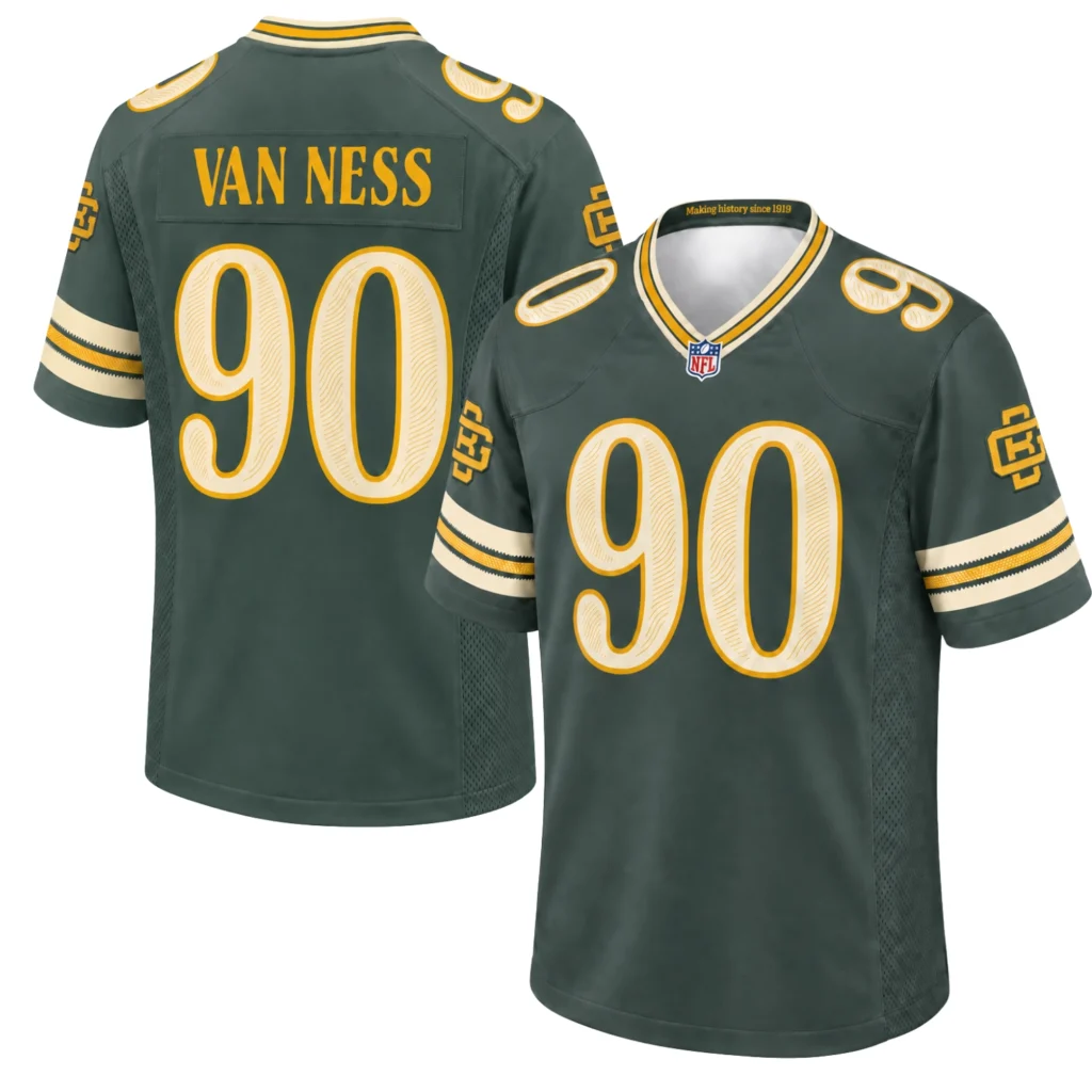 Packers Van Ness Green Rivalries Jersey - Spirit Game