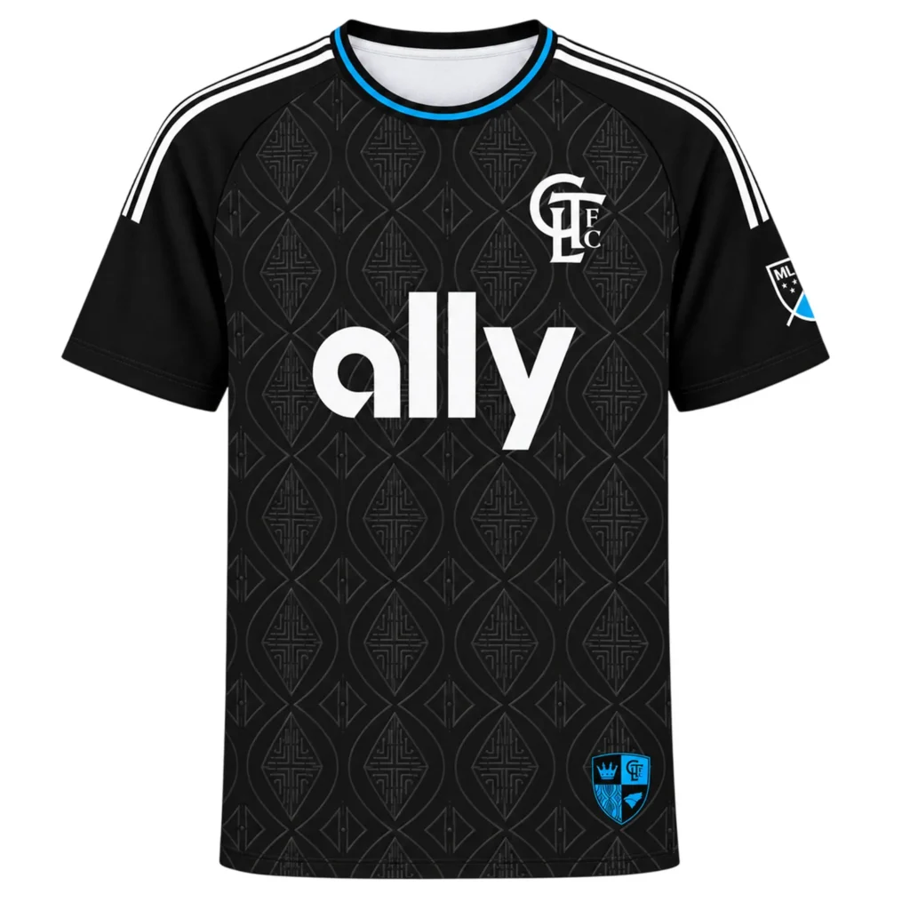Pep Biel Charlotte FC Black Jersey Bold Custom Player 2026