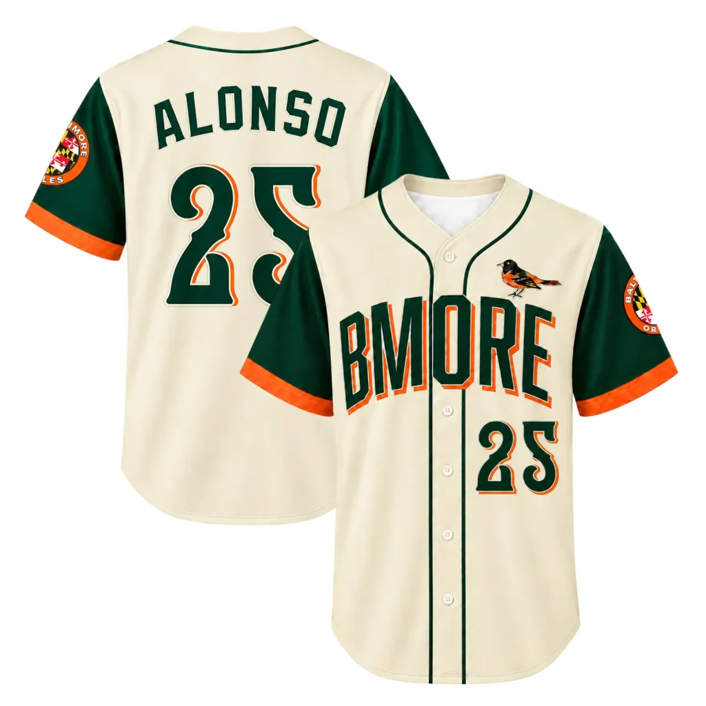 Pete Alonso City Connect Jersey 2026 Vibrant Baltimore Orioles Baseball Jerseys