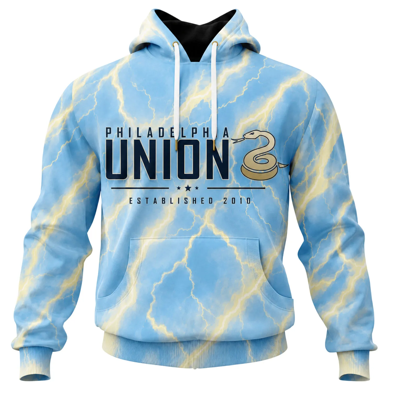 Philadelphia Union Retro Hoodie – Classic Elite Fan Apparel - Image 2