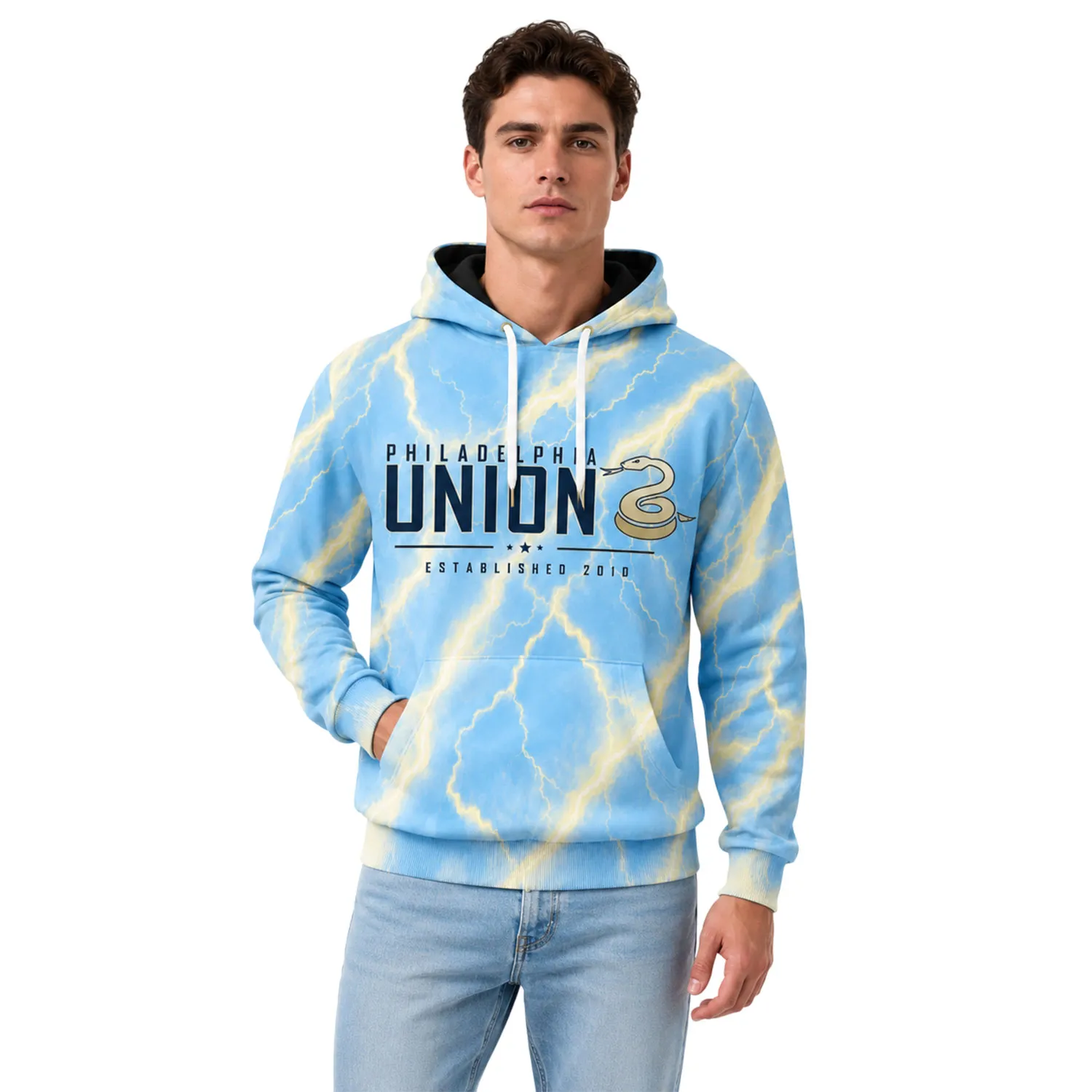 Philadelphia Union Retro Hoodie – Classic Elite Fan Apparel - Image 4