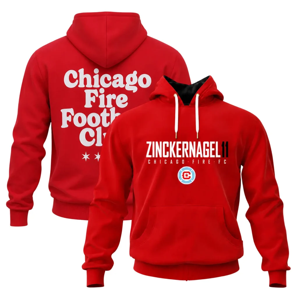 Philip Zinckernagel Hoodie 2026 Epic Chicago Fire Fanwear