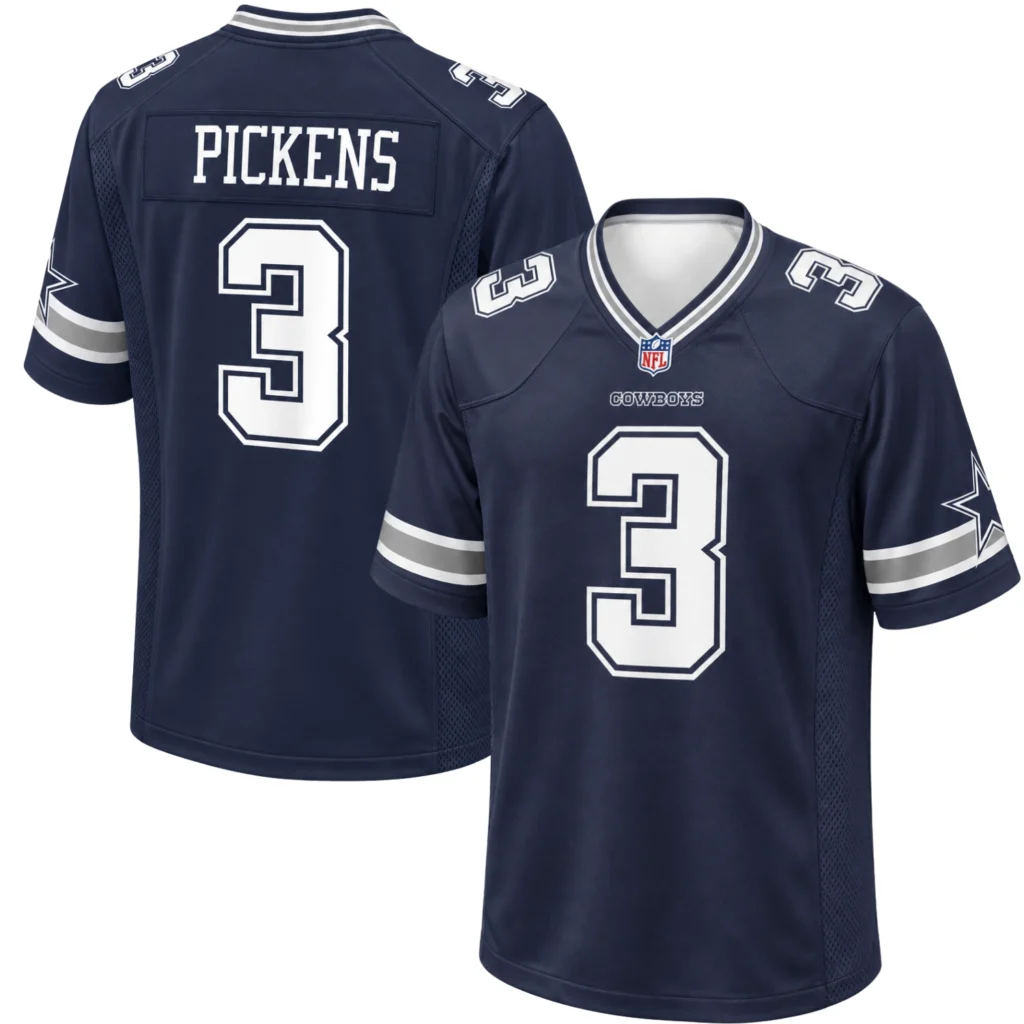 Pickens Dallas Cowboys Navy Game Jersey - Awesome NFL Style