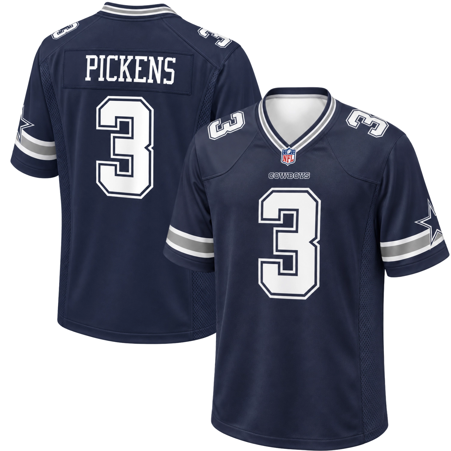 Pickens Dallas Cowboys Navy Game Jersey - Awesome NFL Style
