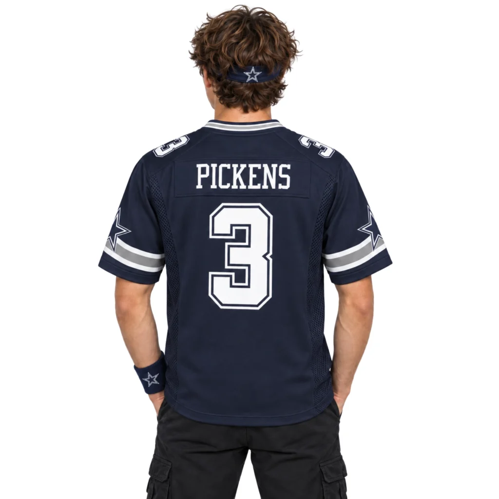 Pickens Dallas Cowboys Navy Game Jersey - Awesome NFL Style