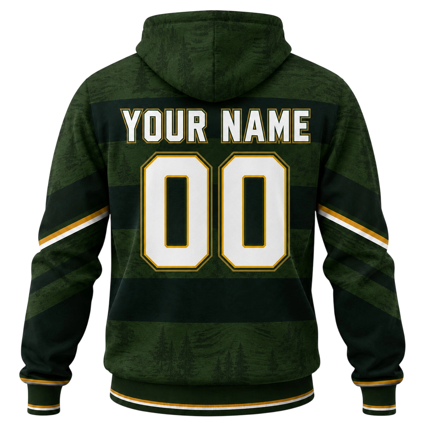Portland Timbers Hoodie Custom Exclusive Forest Stripe - Image 3
