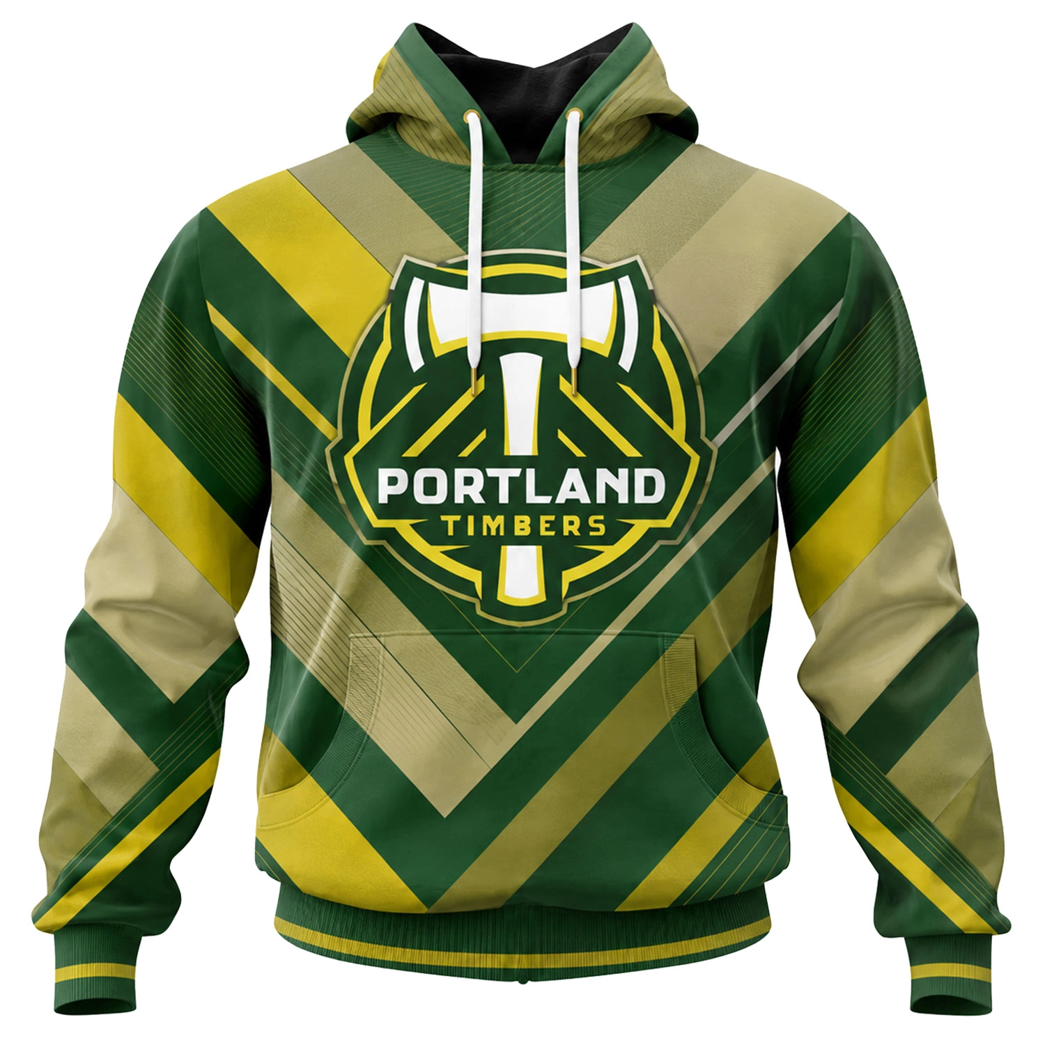 Portland Timbers Soccer Hoodie Custom Dynamic Green Style - Image 2