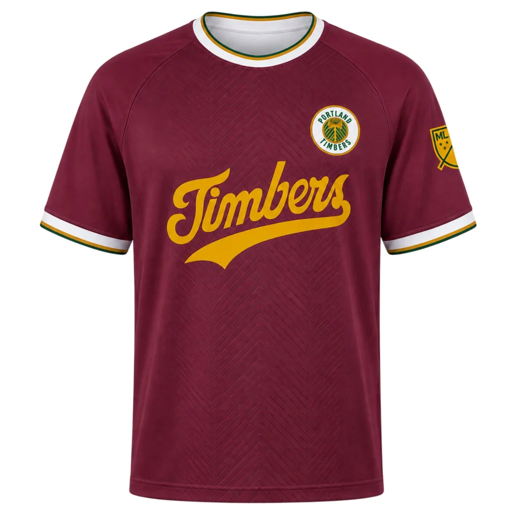 Portland Timbers Third Jersey Elite Retro Burgundy