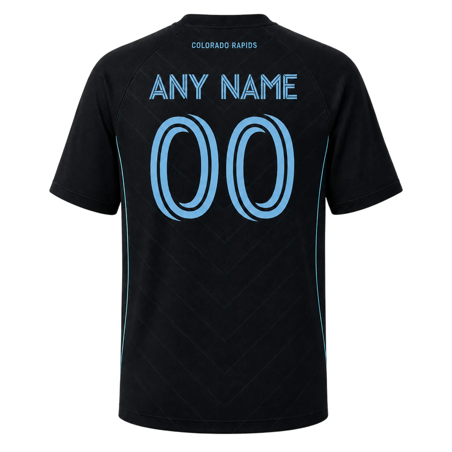 Rapids Soccer Jersey Custom – Dynamic Black & Blue - Image 3