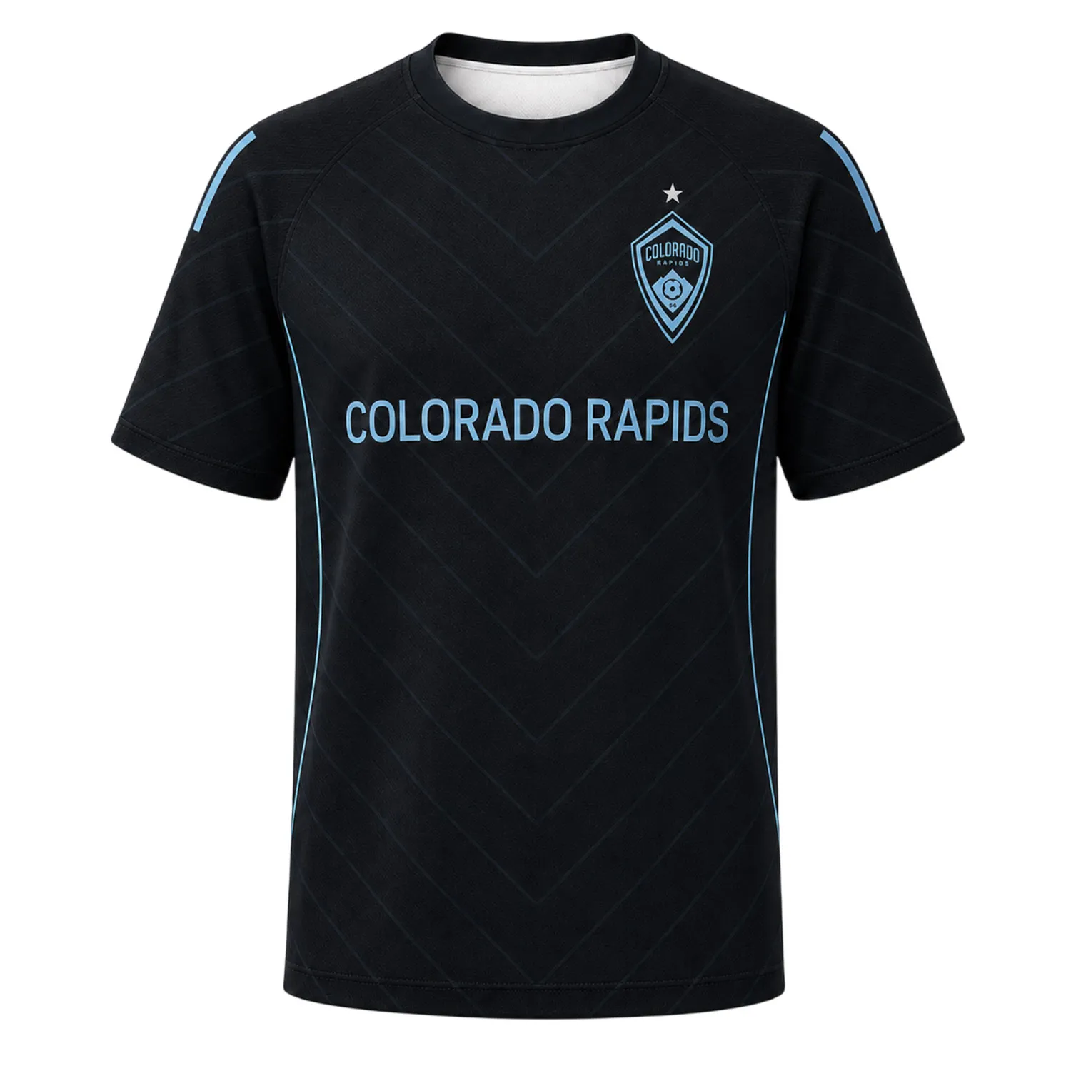 Rapids Soccer Jersey Custom – Dynamic Black & Blue - Image 2