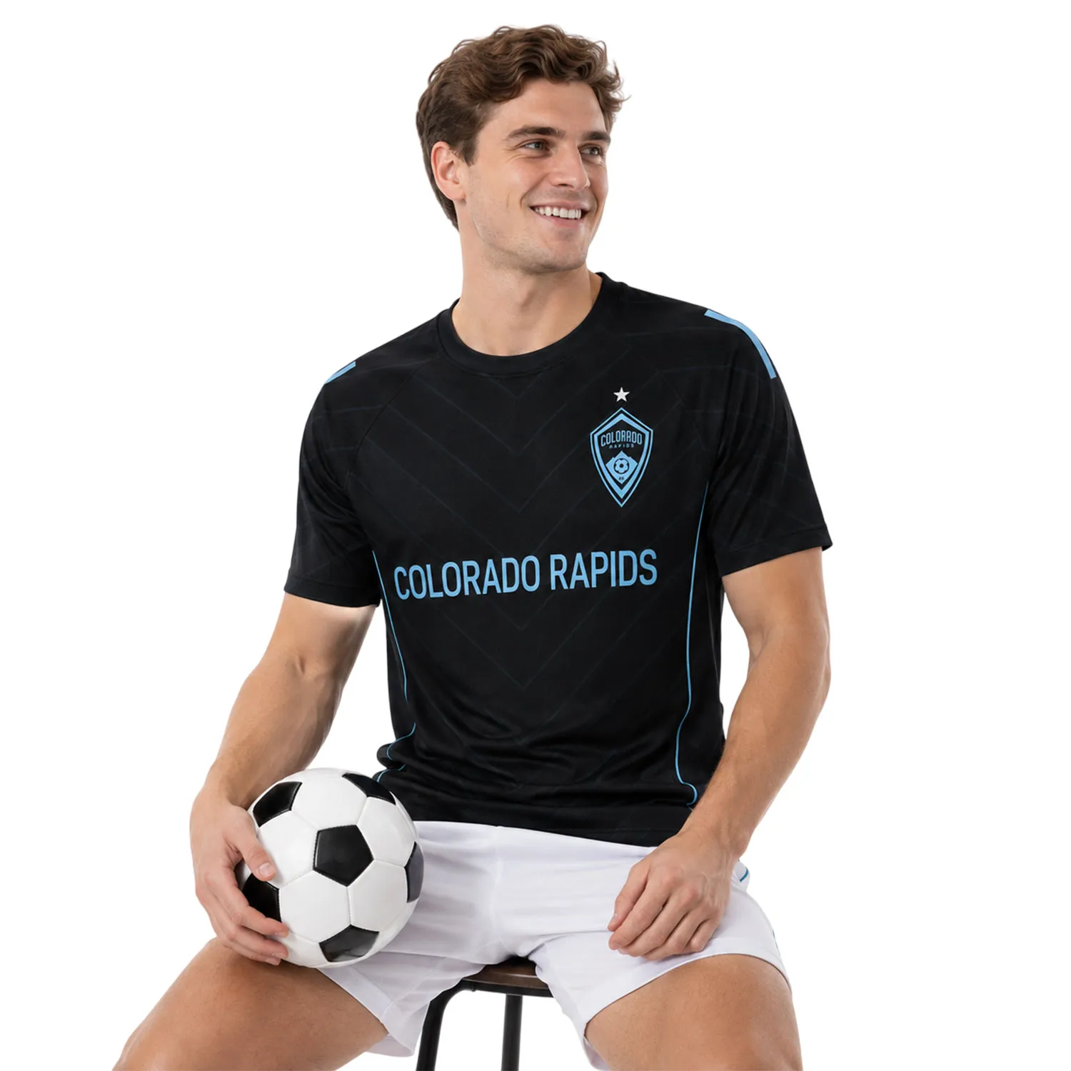 Rapids Soccer Jersey Custom – Dynamic Black & Blue - Image 4