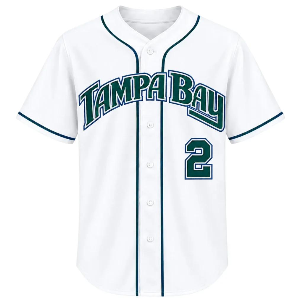 Rays Home Jersey History Yandy Diaz Bold Fan Wear