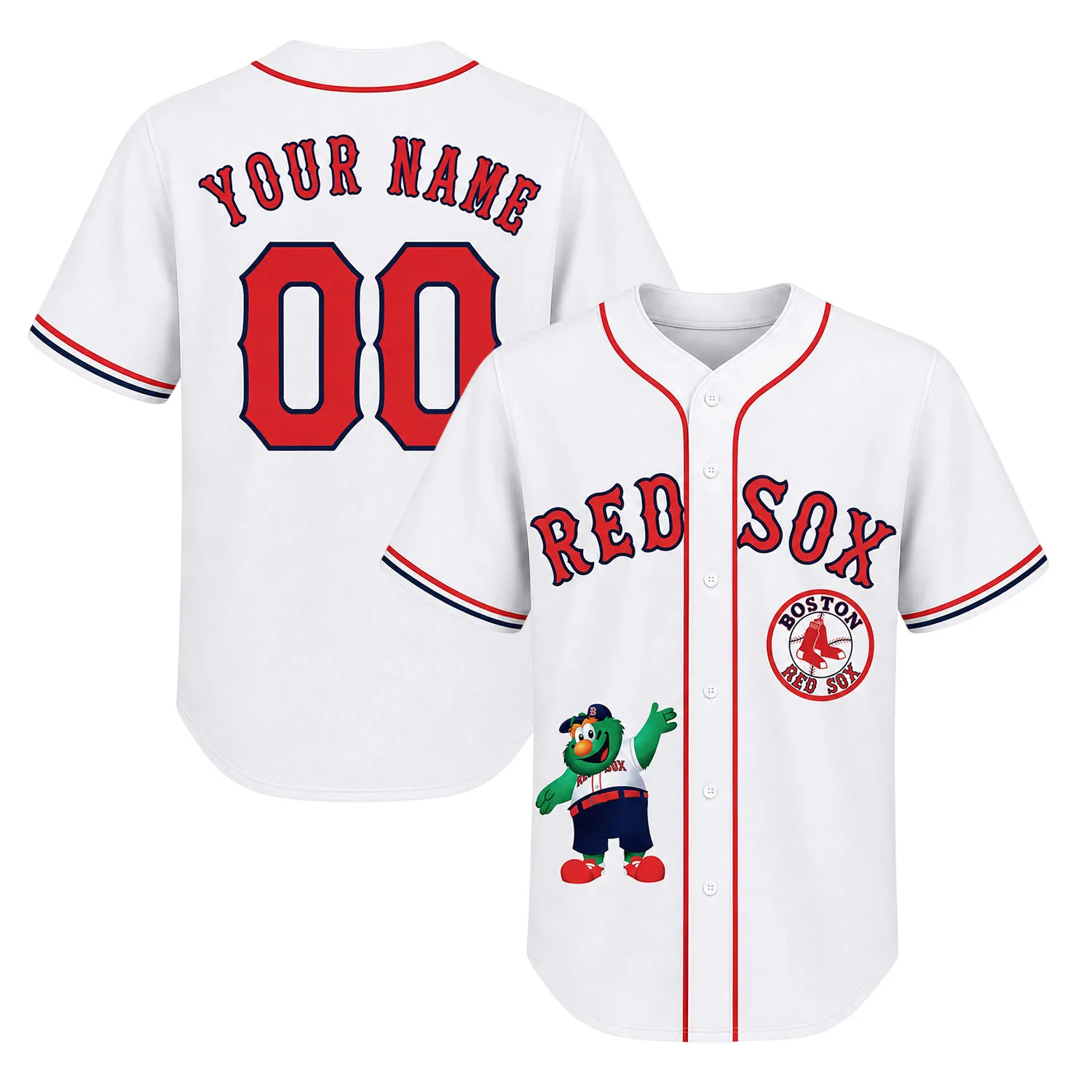 Red Sox Baseball Jersey Custom Name – Stunning Gear
