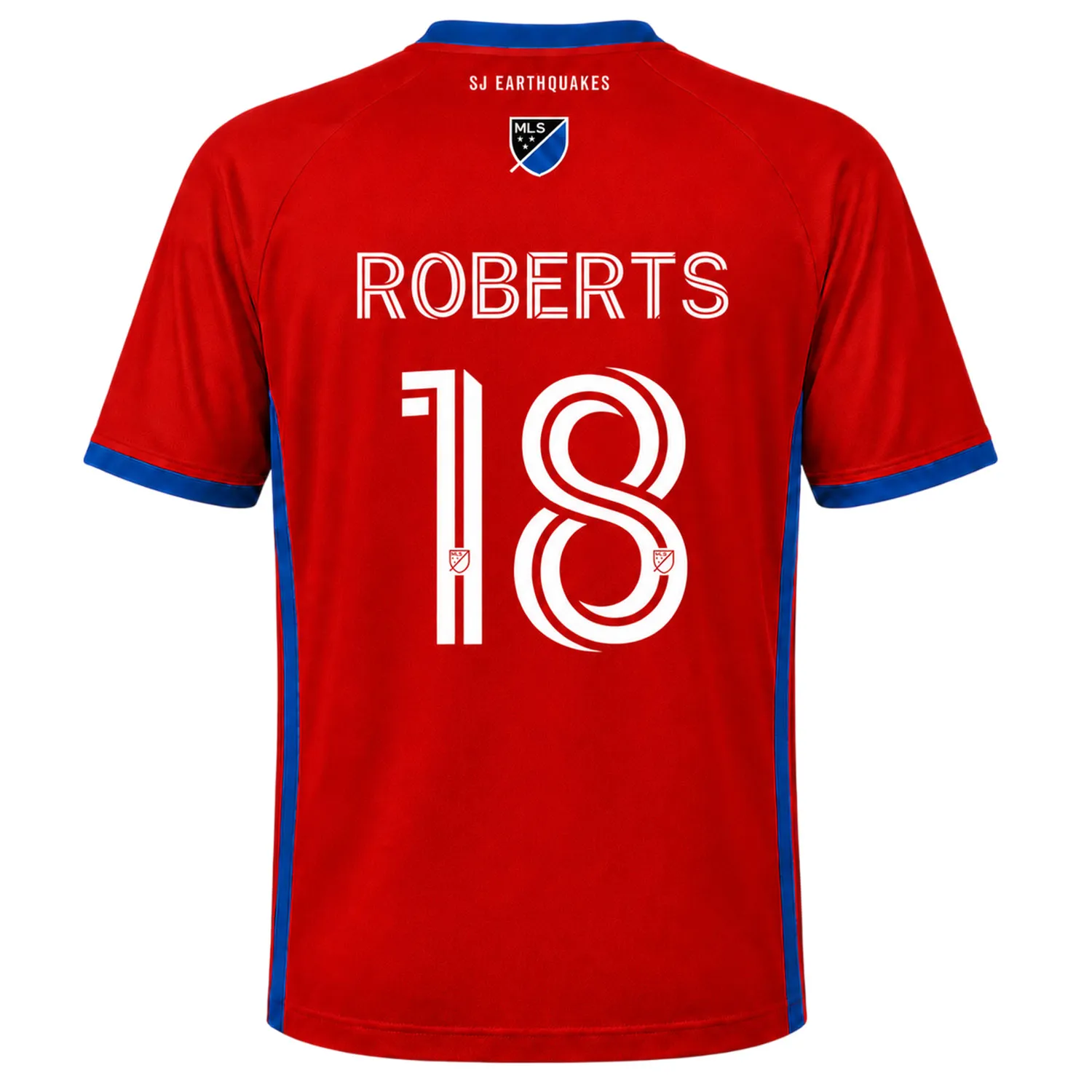 Reid Roberts SJ Earthquakes Red Jersey Vibrant Fresh Fan Shirt - Image 3