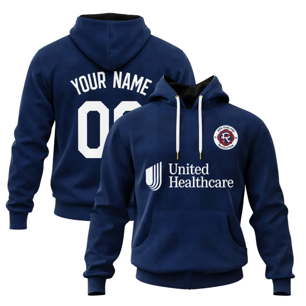 Revolution Soccer Custom Navy Hoodie – Bold Fan Apparel