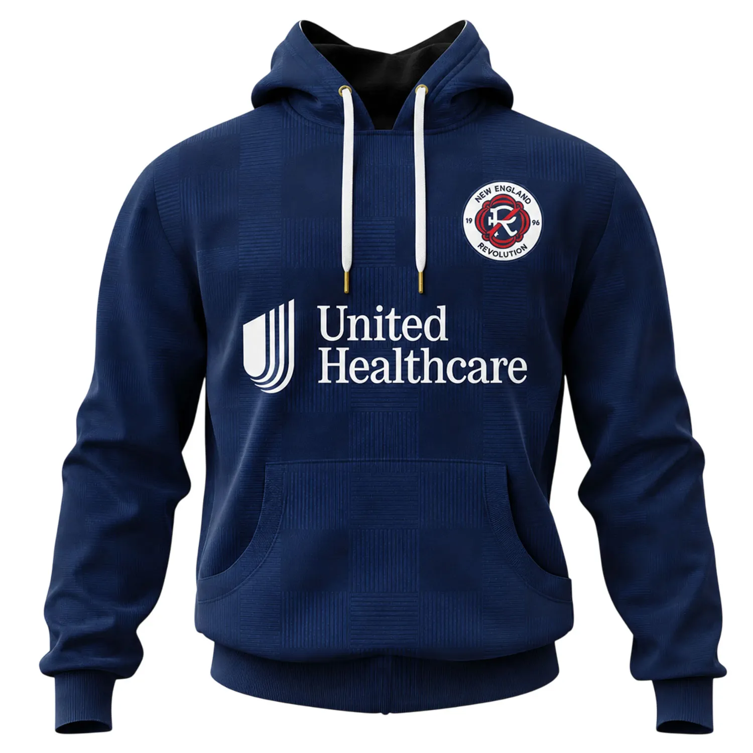 Revolution Soccer Custom Navy Hoodie – Bold Fan Apparel - Image 2