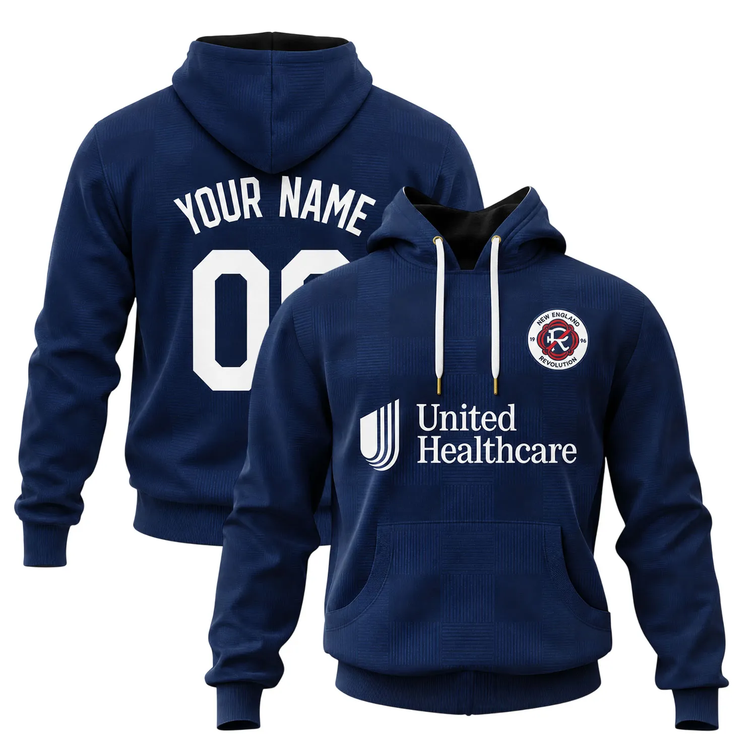 Revolution Soccer Custom Navy Hoodie – Bold Fan Apparel