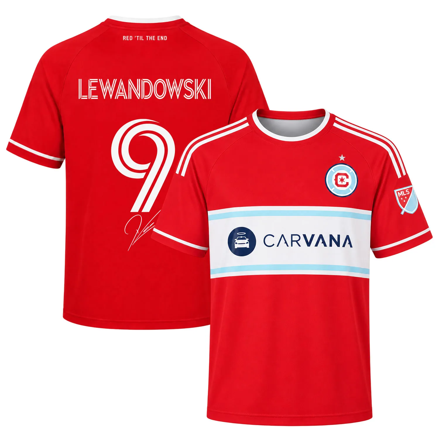 Robert Lewandowski Chicago Fire Jersey 2026 Legendary Striker