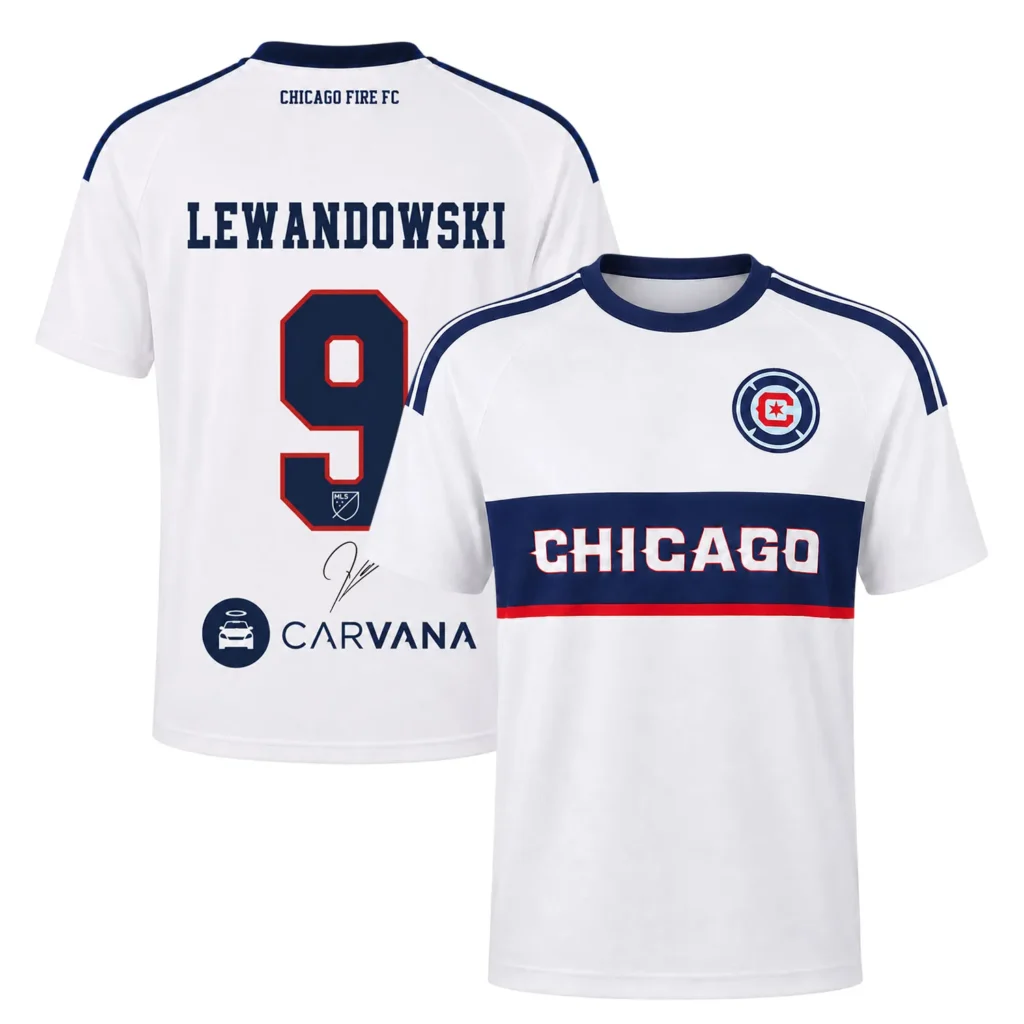 Robert Lewandowski Jersey 2026 Exclusive Chicago Fire Fan Apparel