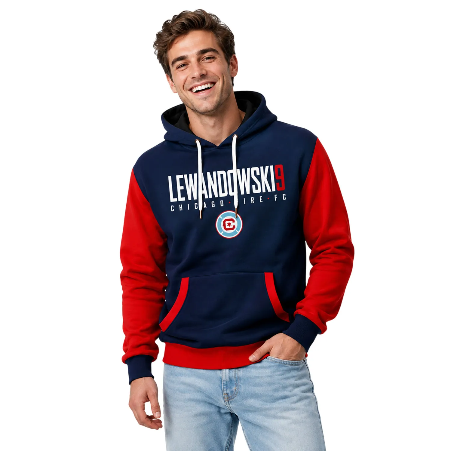 Robert Lewandowski Pullover Hoodie Dynamic Chicago Fire Style - Image 5