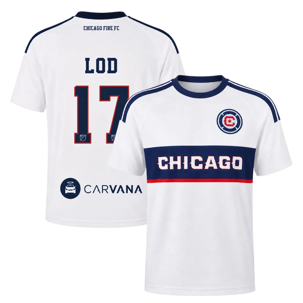 Robin Lod Chicago Fire White Jersey Exclusive Merch Sport