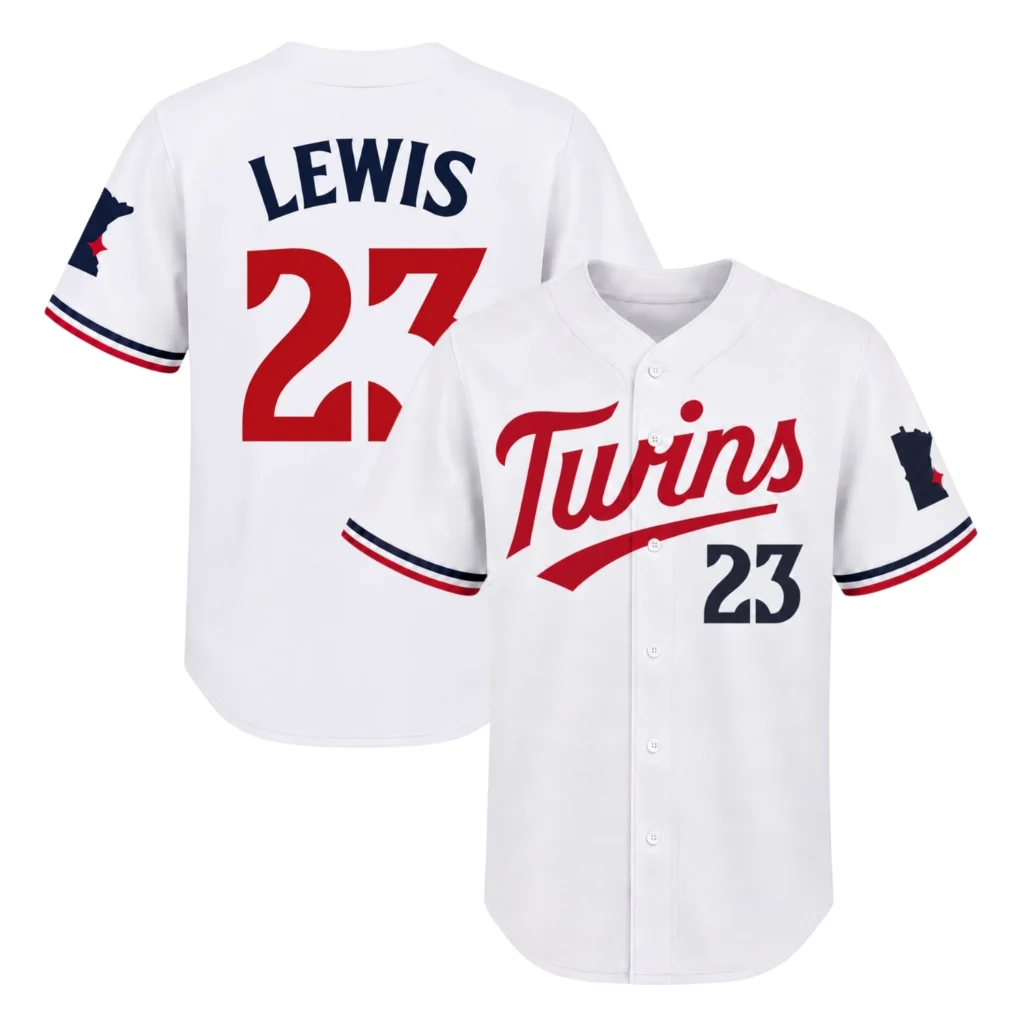 Royce Lewis Twins Jersey Vibrant White Merch Sport