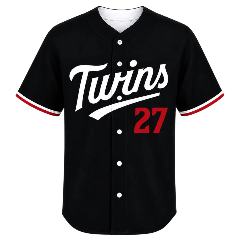 Ryan Jeffers Minnesota Twins Jersey Dynamic Black