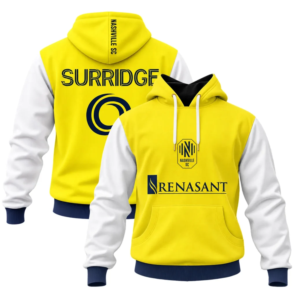 Sam Surridge Hoodie 2026 – Exclusive Nashville SC Fan Merch