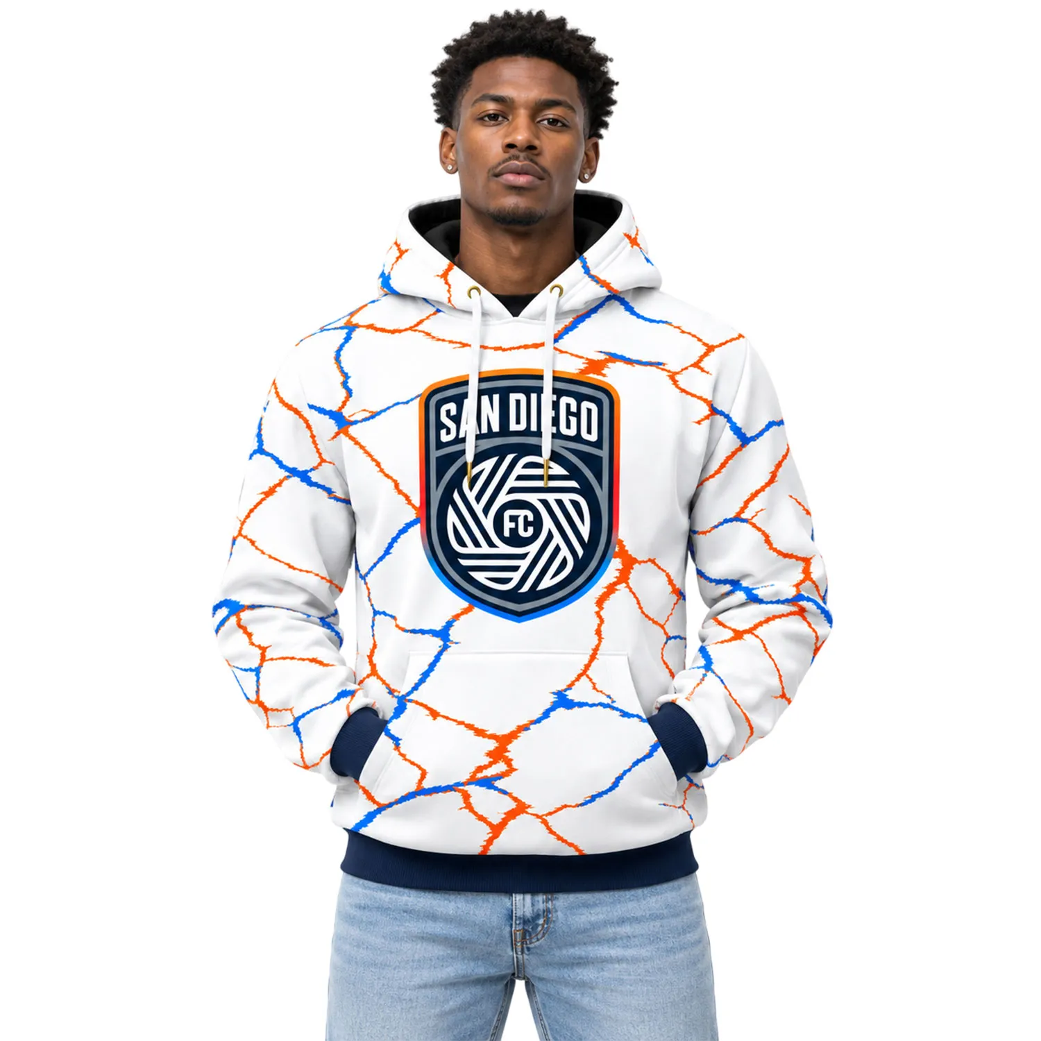 San Diego FC Away Hoodie - Vibrant Fan Series Custom - Image 4