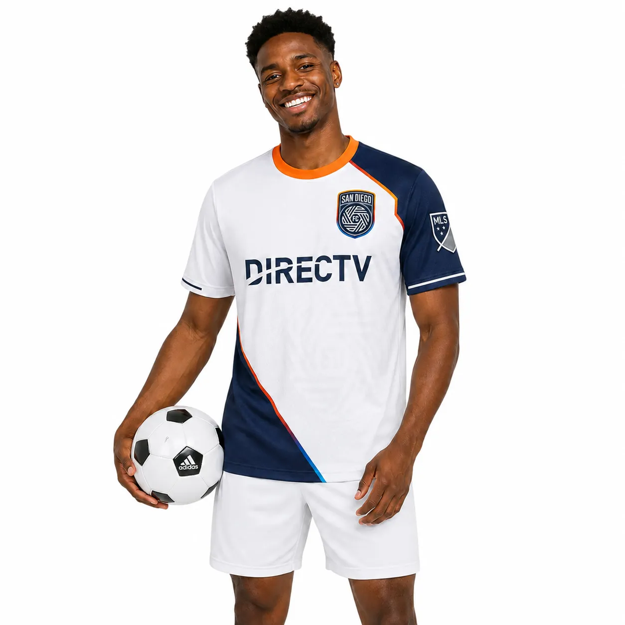 San Diego FC Home Jersey – Colorful White Custom Kit - Image 4