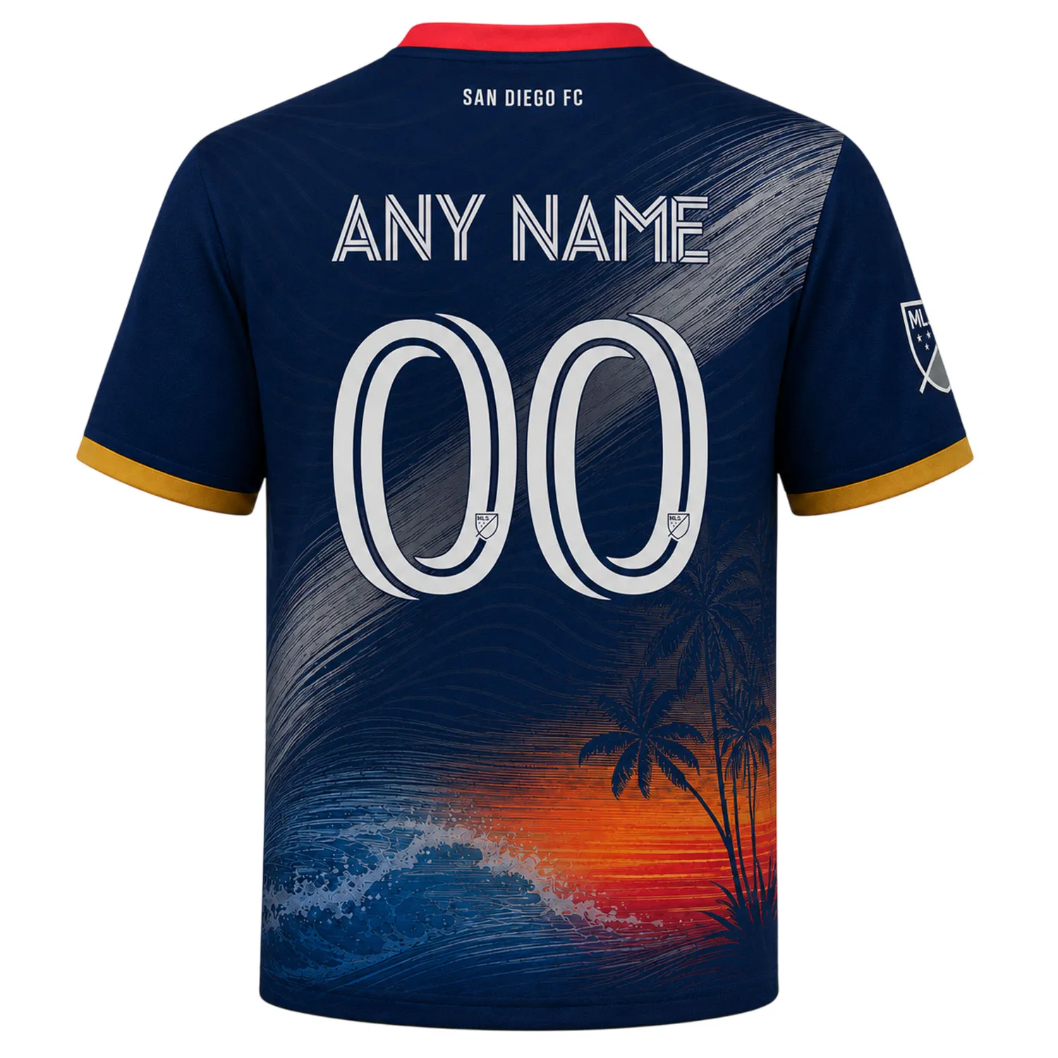 San Diego FC Jersey – Bold Navy Custom Name & Number - Image 3