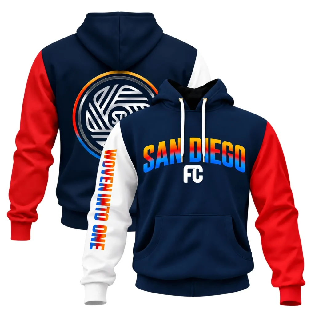 San Diego Hoodies Bold Crest Style Trendy