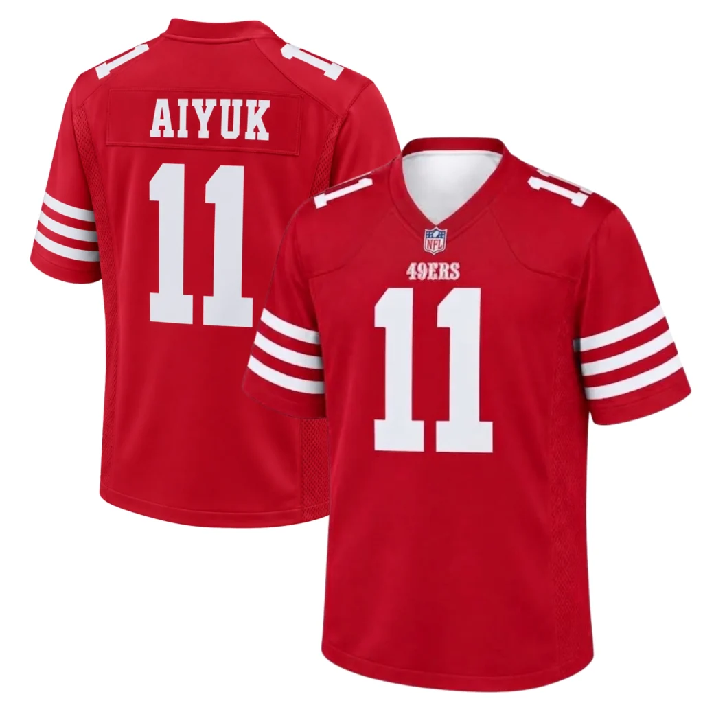 San Francisco 49ers Aiyuk Alternate Jersey - Fierce Game Day