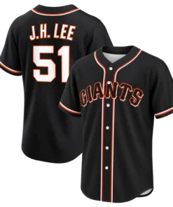 San Francisco Giants J H Lee Black Jersey – Fierce Game Day
