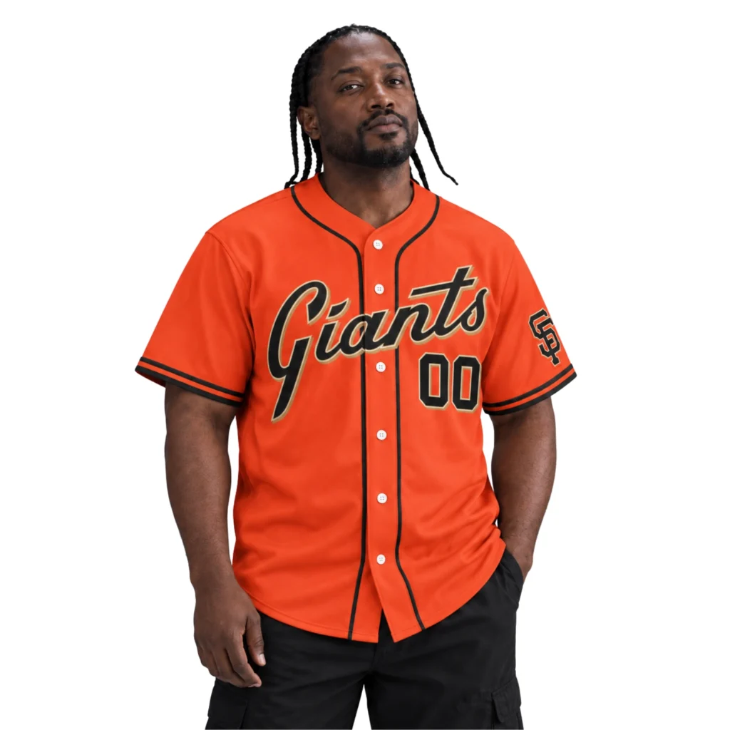 San Francisco Giants Orange Custom Jersey – Bold Fan Gear