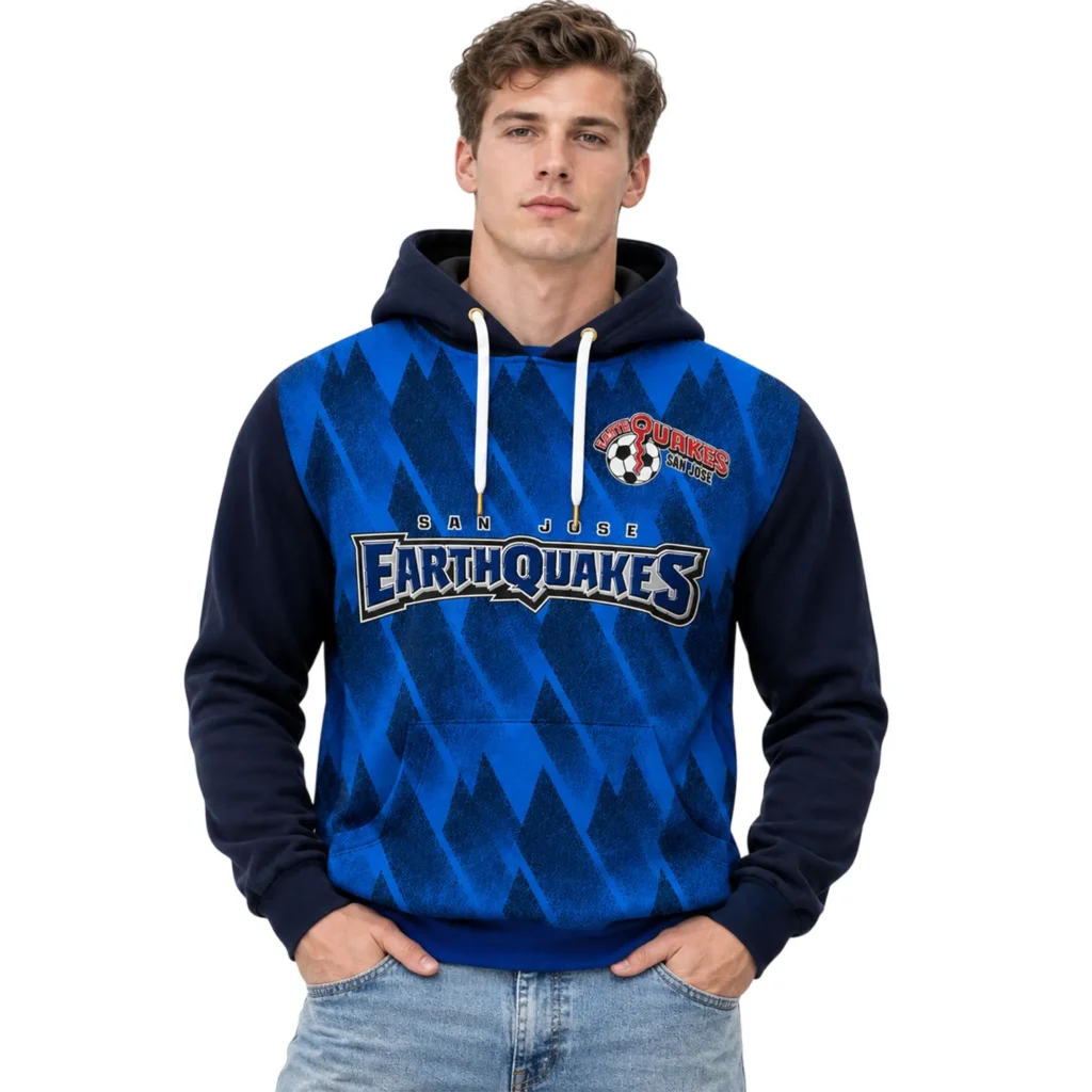 San Jose Earthquakes Hoodie Custom Name & Number – Bold Merch Sport