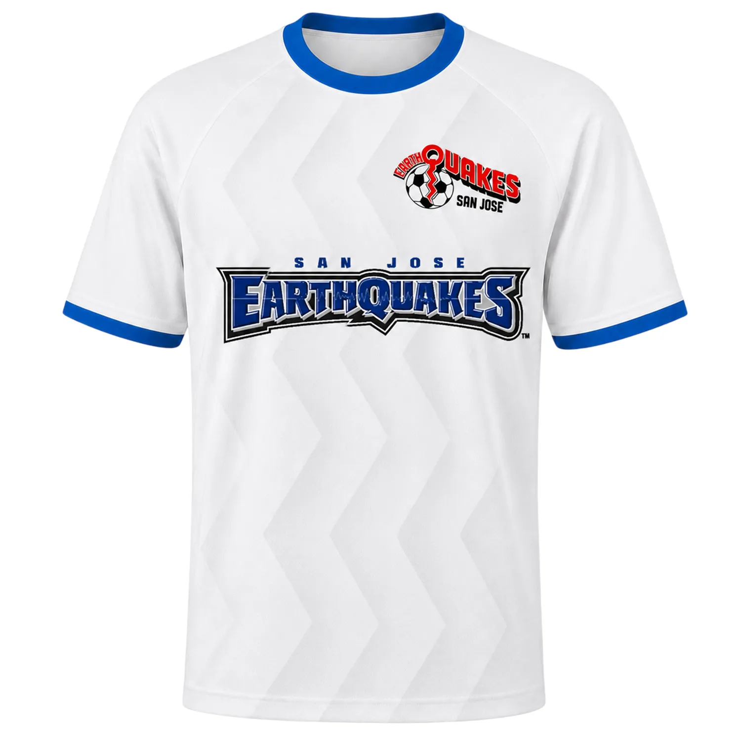 San Jose Earthquakes Soccer Jersey Custom – Dead White Kit - Image 2