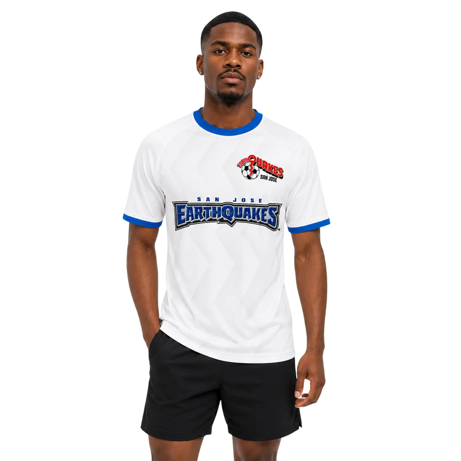 San Jose Earthquakes Soccer Jersey Custom – Dead White Kit - Image 4