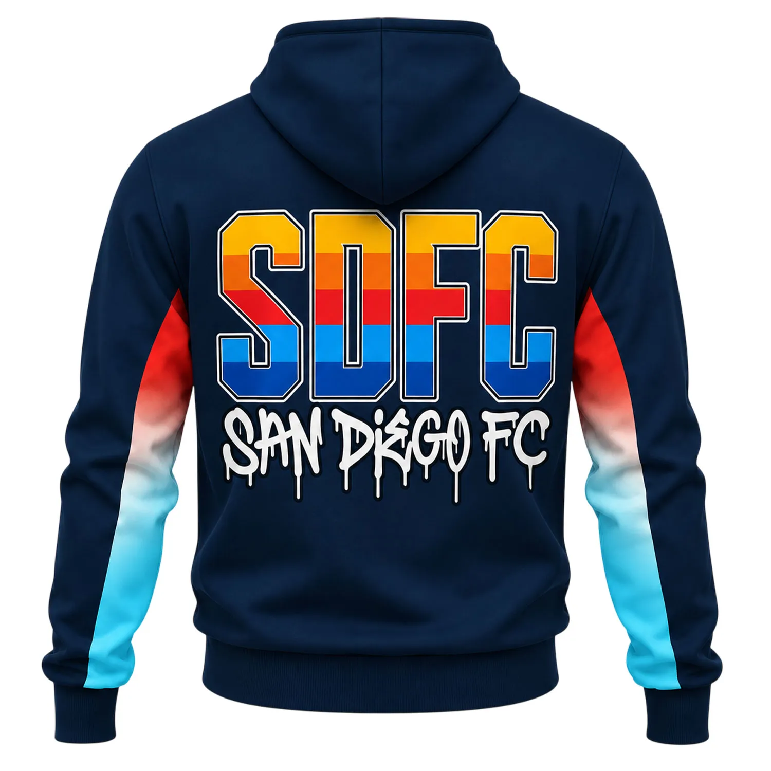 SDFC Hoodie Vibrant Colorblock Design - Image 3