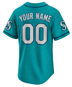 Seattle Mariners Teal Jersey – Personalized Baseball Fan Gear