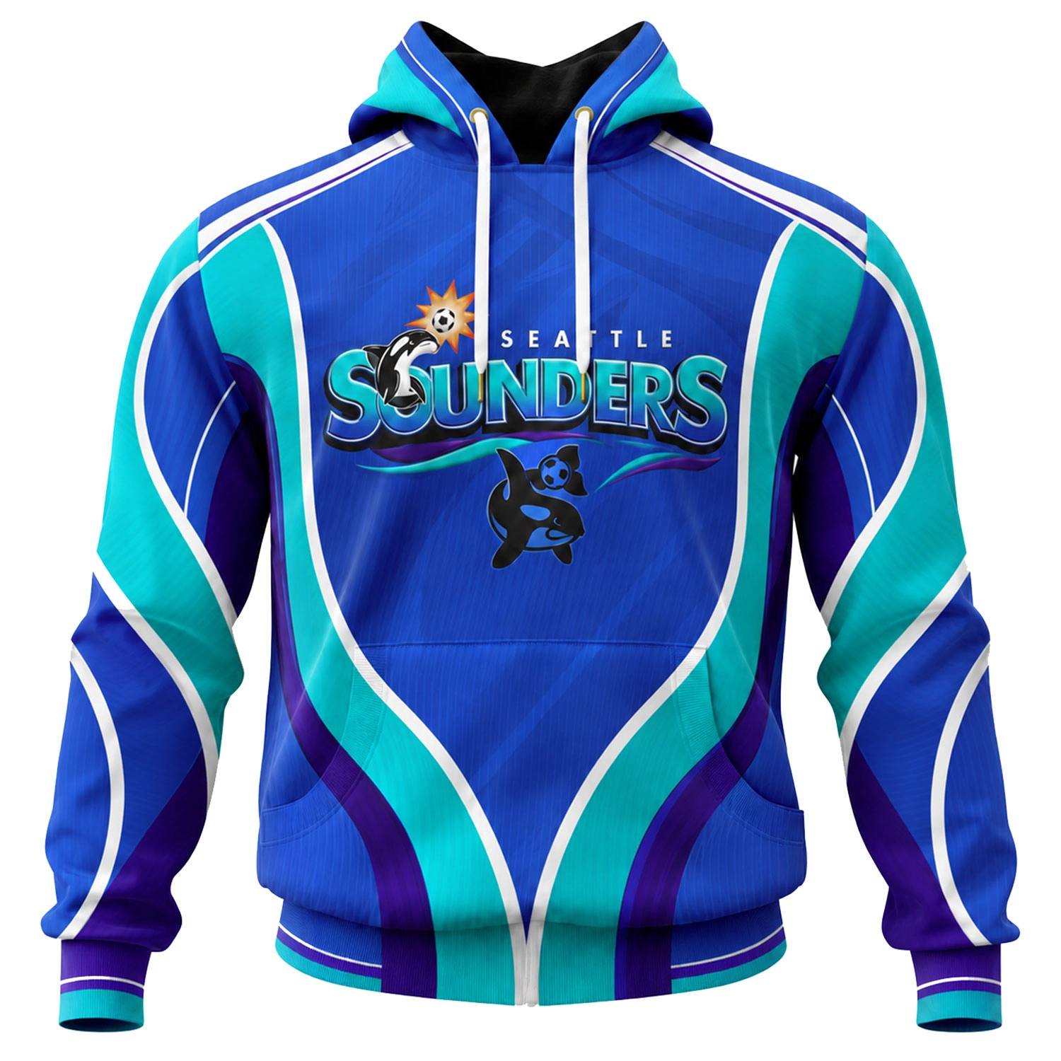 Seattle Sounders Soccer Hoodie Custom Exclusive Style - Image 2
