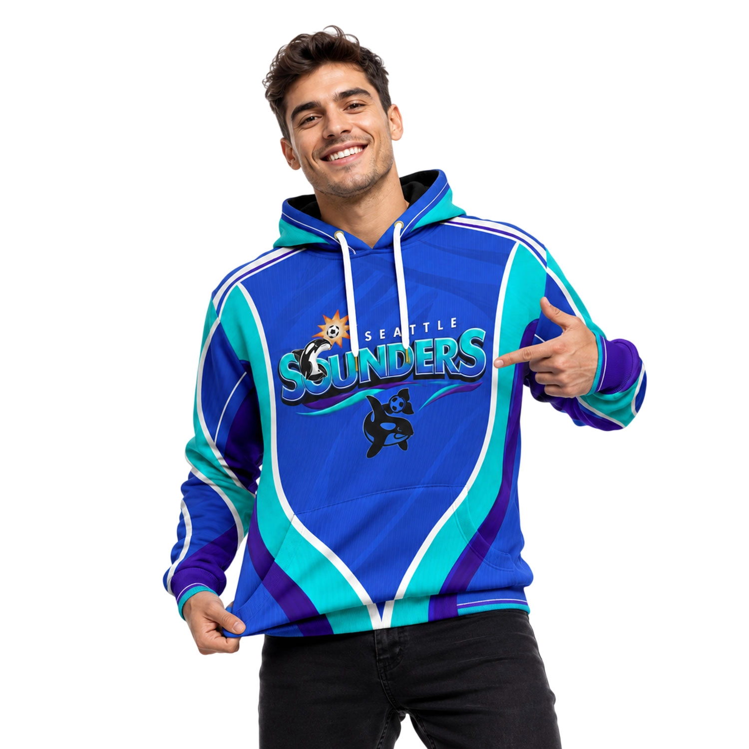 Seattle Sounders Soccer Hoodie Custom Exclusive Style - Image 4