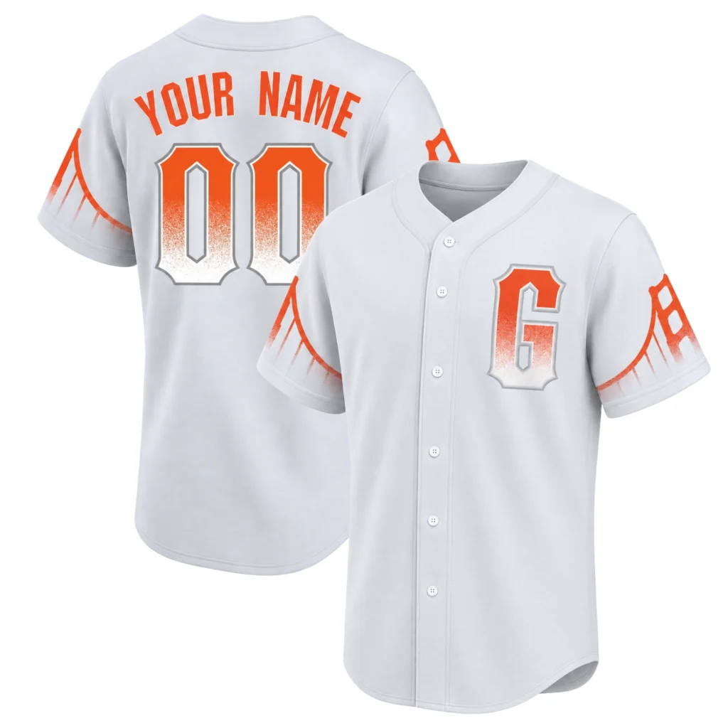 SF Giants Custom White City Connect Jersey – Elite Custom Edition