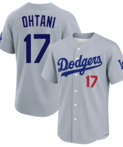 Shohei Ohtani LA Dodgers Gray Jersey – Pride Player Style