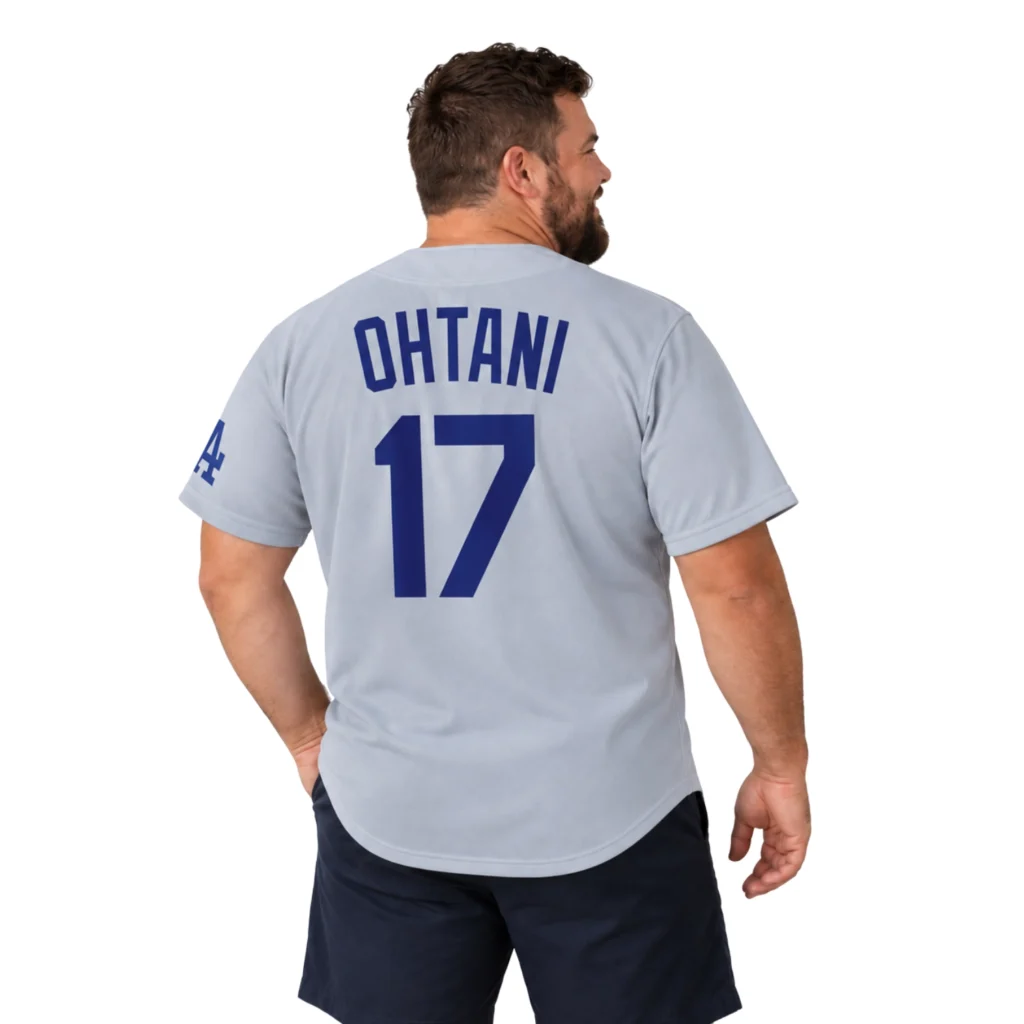 Shohei Ohtani LA Dodgers Gray Jersey – Pride Player Style