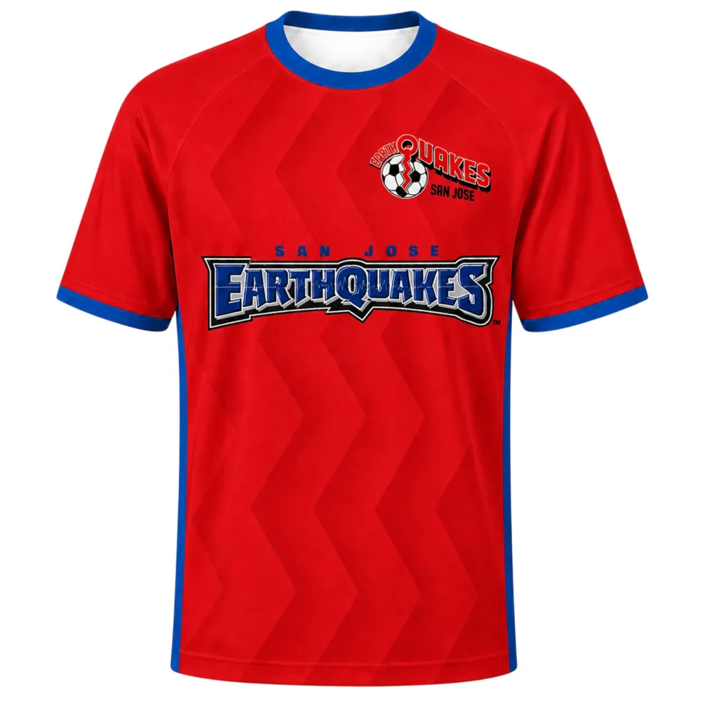 SJ Earthquakes Red Jersey – Essential Custom Soccer Jersey