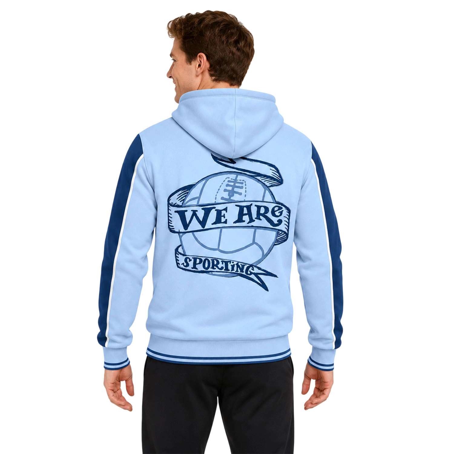 Sporting Kansas City Fan Hoodie Solid Minimal Crest - Image 4